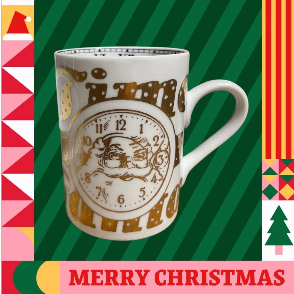 Department 56 Santa Time Christmas Mug
